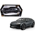 Bburago B  1-18 Lamborghini Urus Diecast Model Car; Grey 11042gry